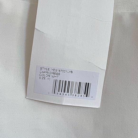 Likely | Capri Cold Shoulder Mini Dress in White, SZ 10 NWT - Picture 9 of 10
